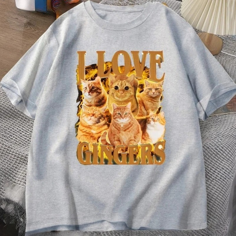I Love Ginger T-shirt Funny Or - Summer Loving Clothing recension och pris