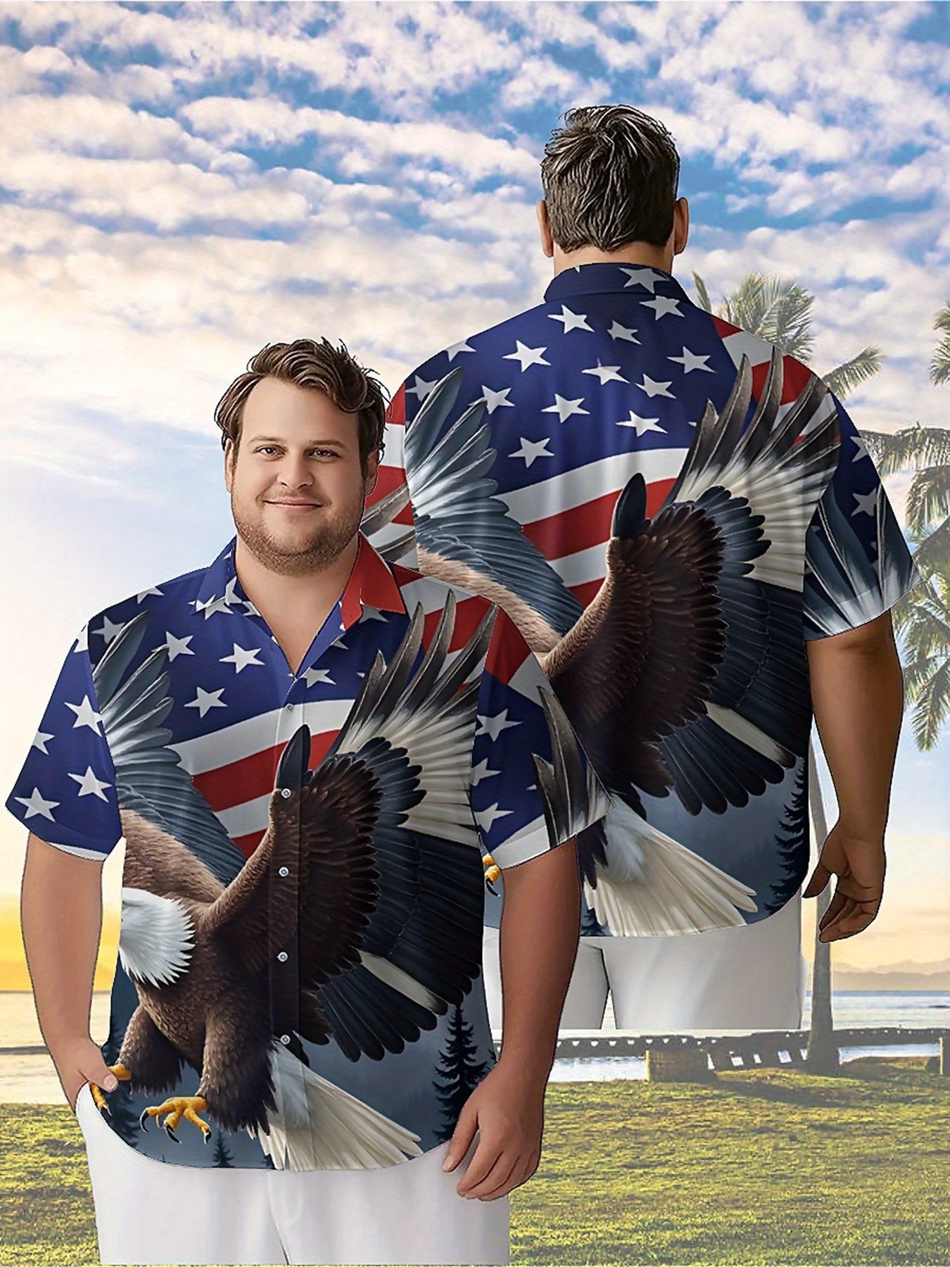 Men's Plus Size Hawaiian Shirt - Summer Days Clothing recension och pris