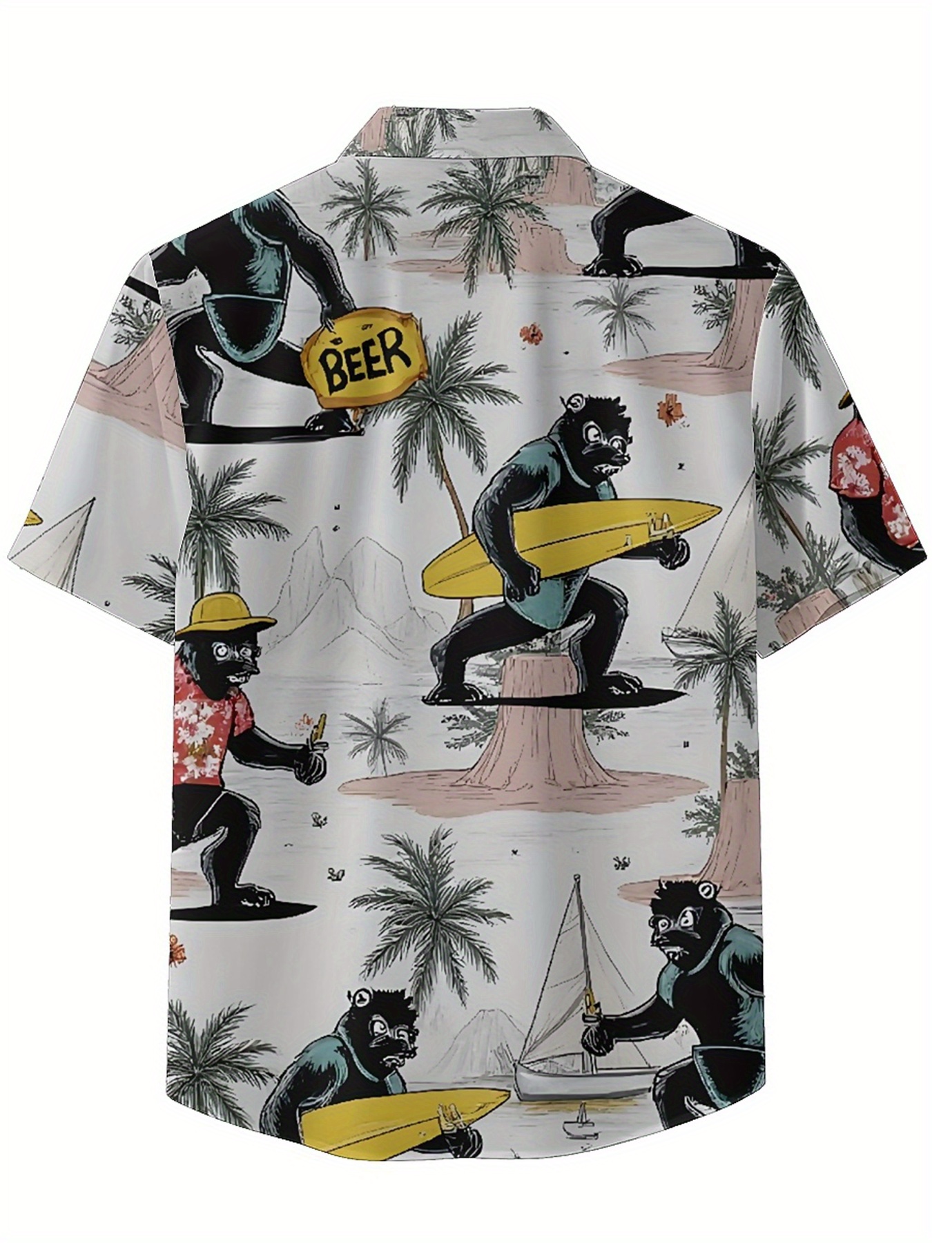 Men's Plus Size Hawaiian Shirt - Beach Shirt Hawaiian recension och pris