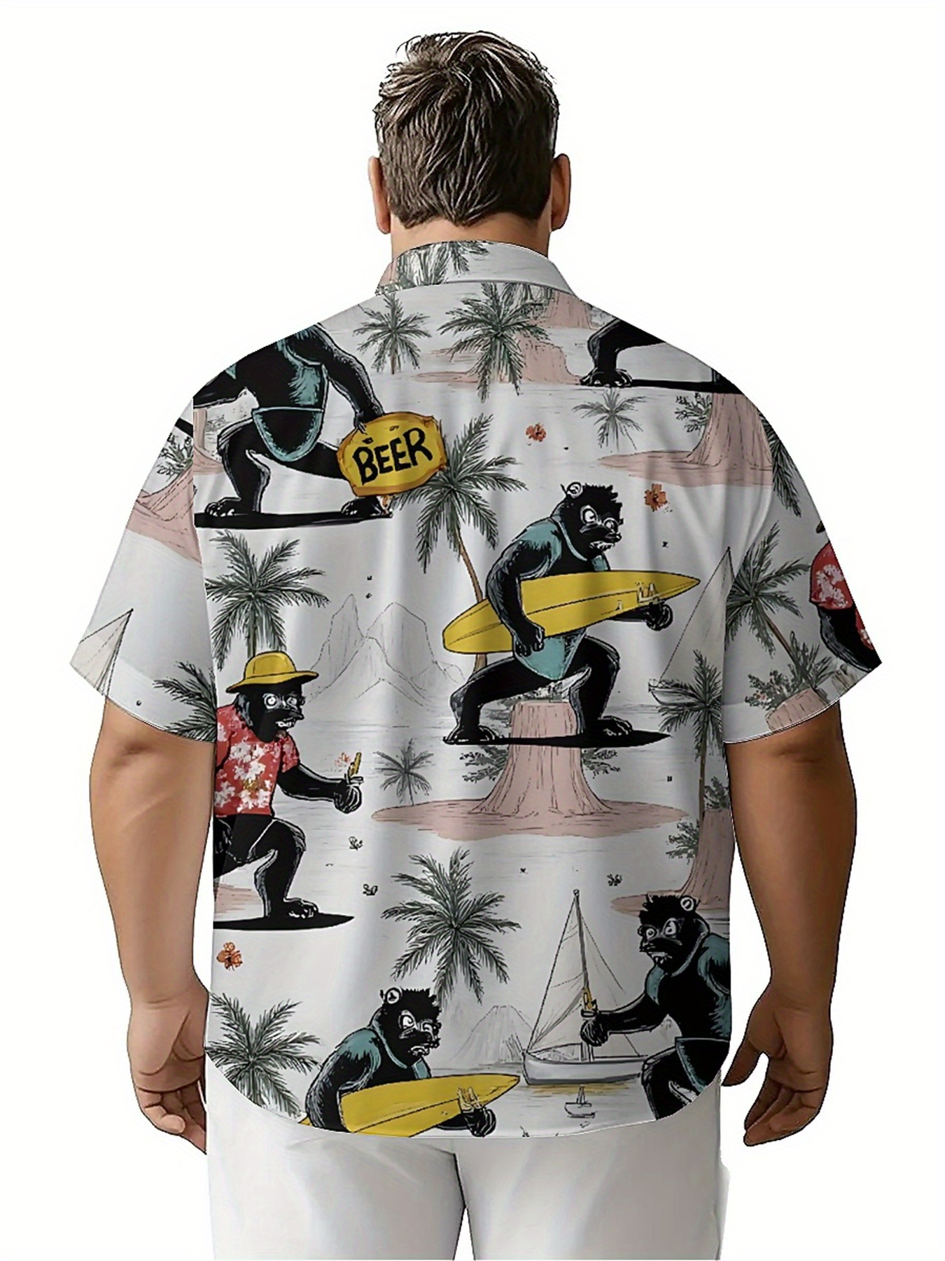 Men's Plus Size Hawaiian Shirt - Beach Shirt Hawaiian recension och pris