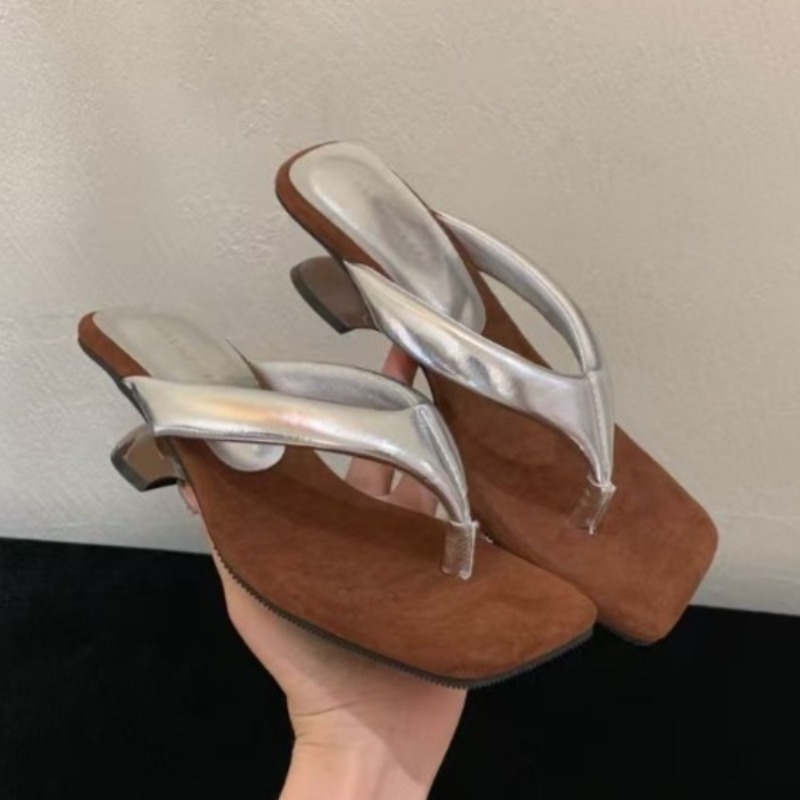 Mid Heels Women Flip Flops Fas - Summer Clothing Modest recension och pris